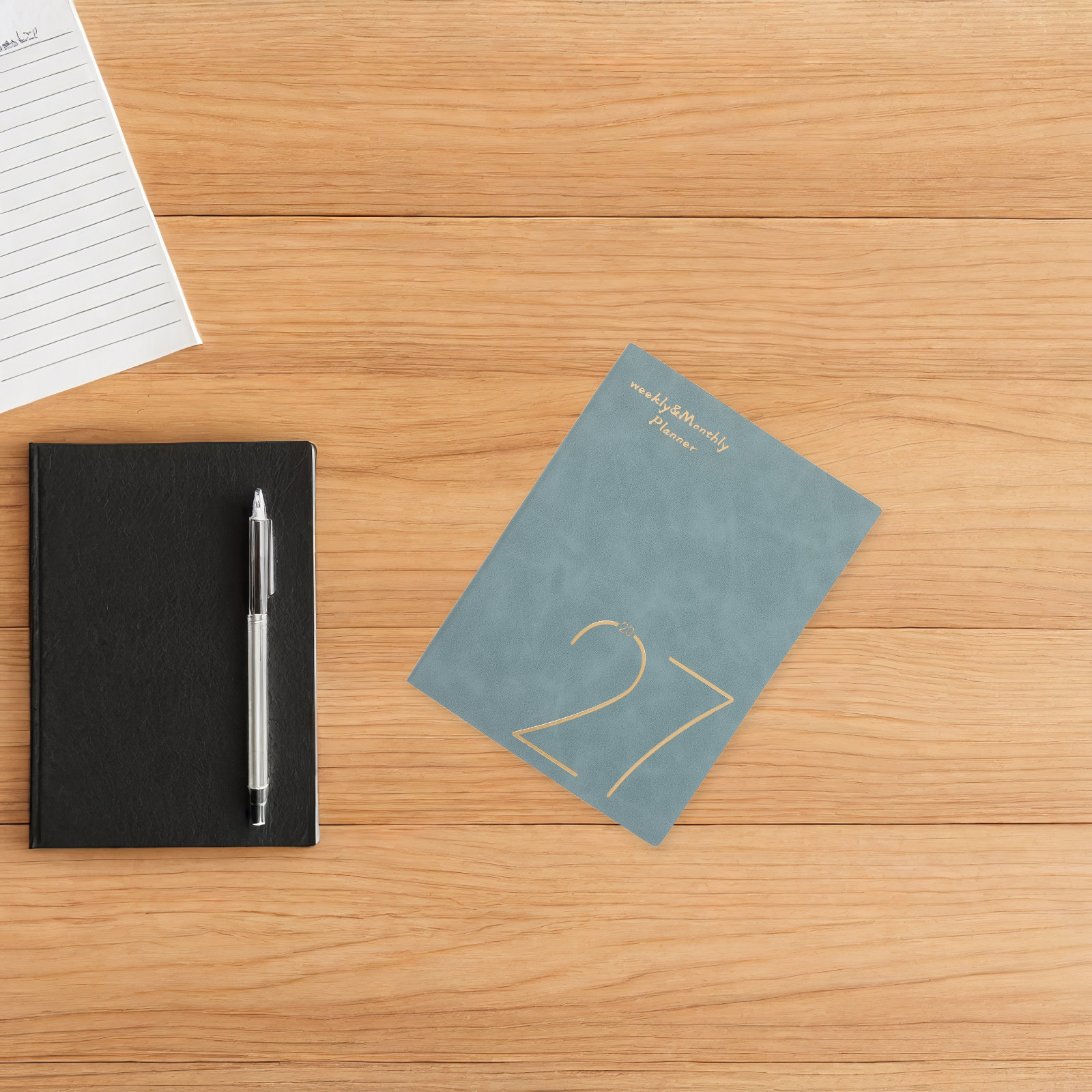 A5 Spiral Dotted Grid Notebook - 2027 Weekly Monthly Planner Notebook A5