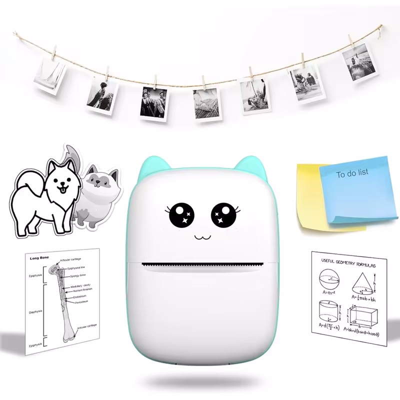 Mini portable thermal printer  - Mini Pocket Thermal Printer Paper Roll ulasan dan harga