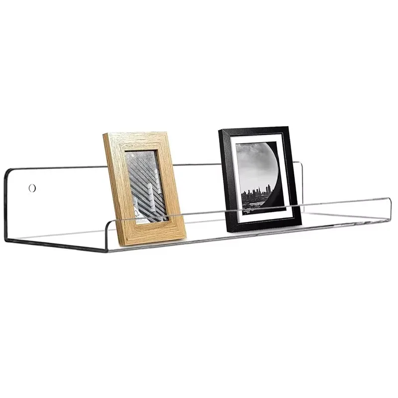 2pc Clear Acrylic Storage Rack - Clear Acrylic Book Stand Holder ulasan dan harga