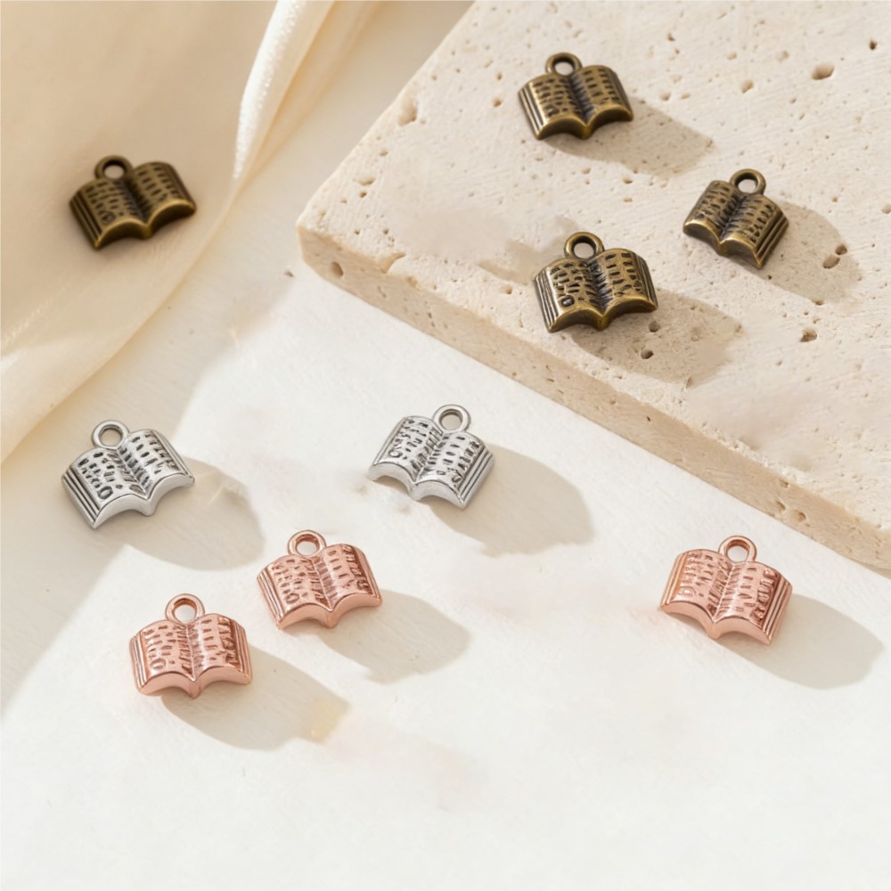 10/20/100pcs Charms Open Book  - Stationery Books ulasan dan harga