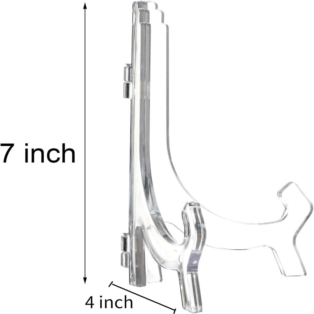 6 Pack 7 Inch Clear Acrylic Ea - Clear Acrylic Book Stand Holder ulasan dan harga