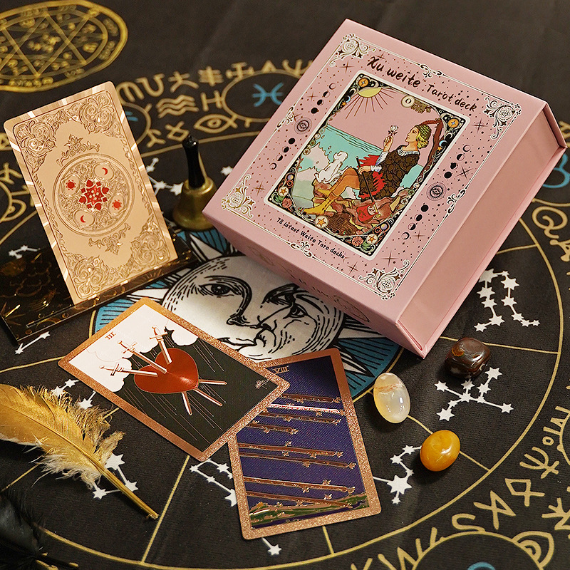 12*7cm Classic Tarot Cards wit - Tarot Deck With Guidebook ulasan dan harga