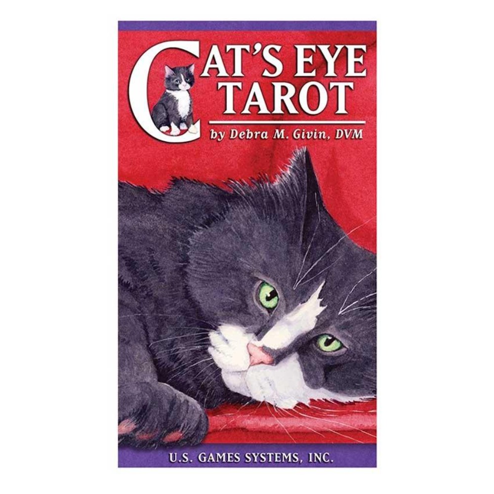 Cats Eye Tarot 12x7 cm Card Ga - Tarot Deck With Guidebook ulasan dan harga