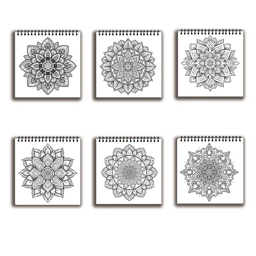 Coloring Book - 7.87 x 7.87 in - Adult Coloring Book Stress Relief ulasan dan harga
