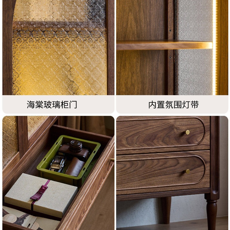 Nordic solid wood with cabinet - Books ulasan dan harga