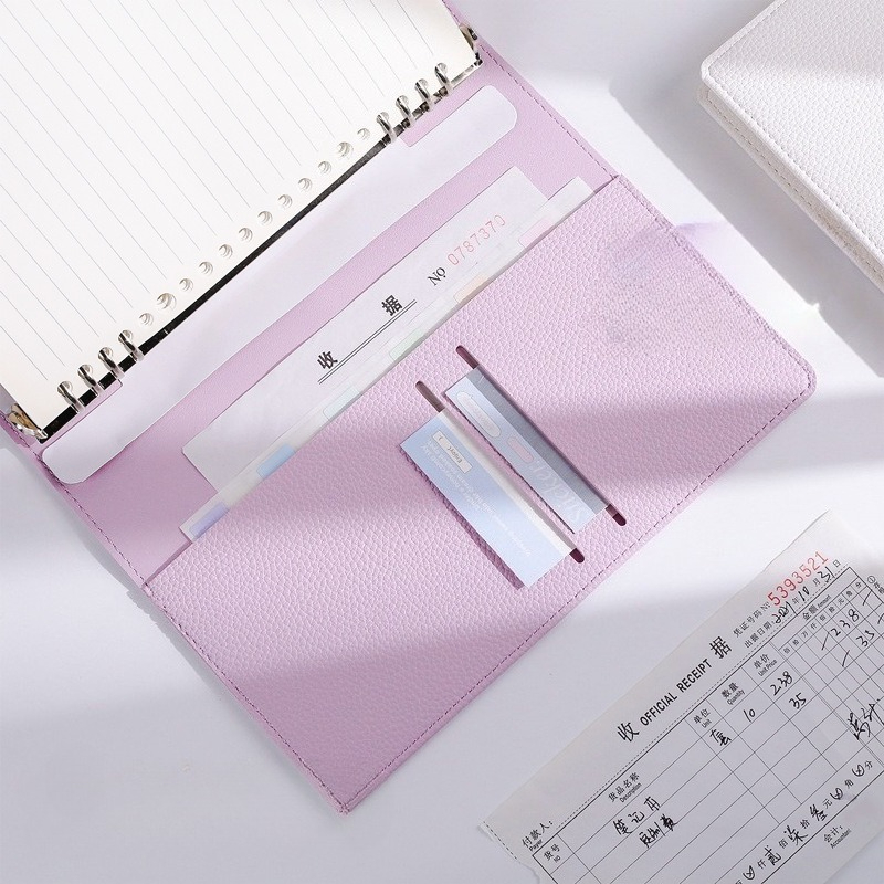 A5  Soft PU DIY Binder Photoca - Vintage Leather Journal Notebook ulasan dan harga