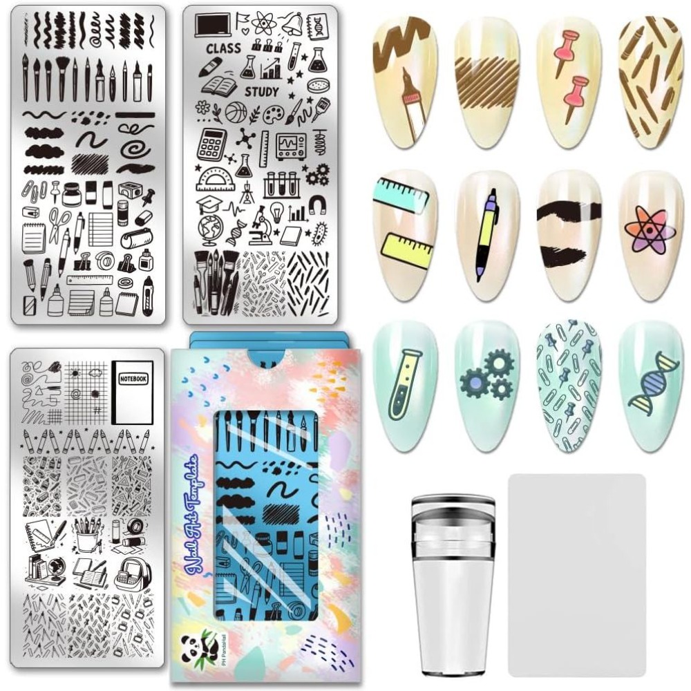 3pcs Stationery Nail Stamping  - Stationery Books ulasan dan harga