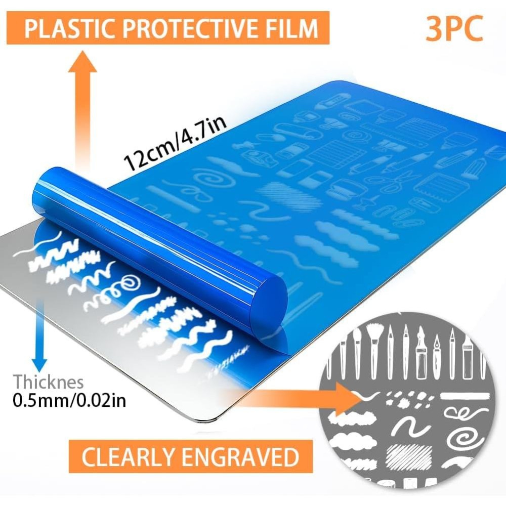 3pcs Stationery Nail Stamping  - Stationery Books ulasan dan harga