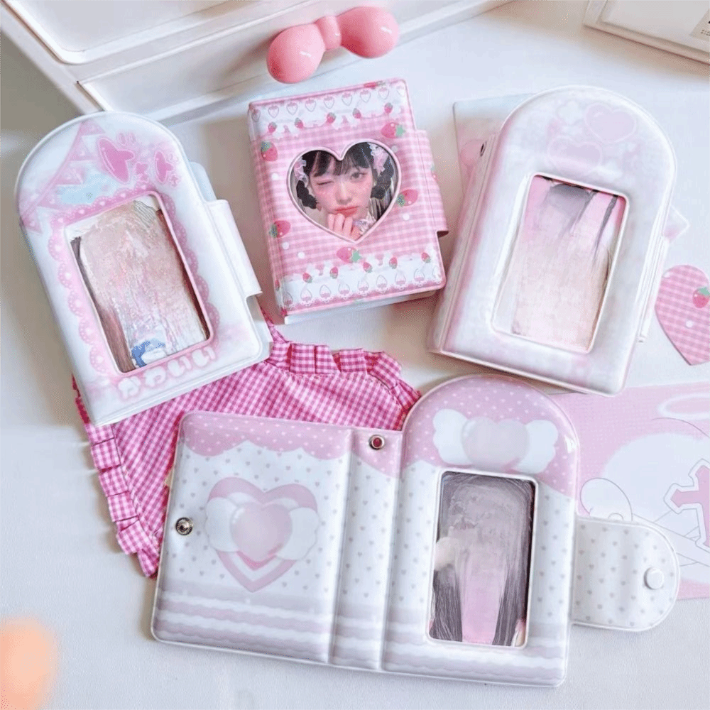 Cute 3 Inch Photocard Binder A - Kpop Photo Card Binder 3 Inch ulasan dan harga