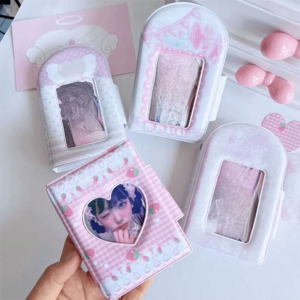 Cute 3 Inch Photocard Binder A - Kpop Photo Card Binder 3 Inch ulasan dan harga