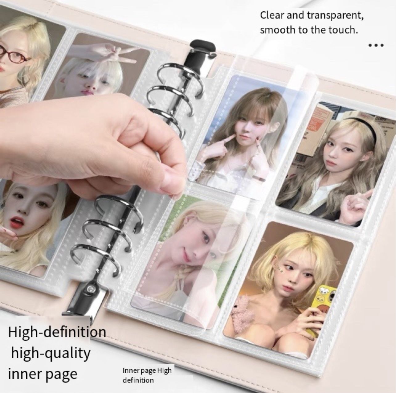 Light luxury Platinum A5 Binde - Kpop Photo Card Binder 3 Inch ulasan dan harga
