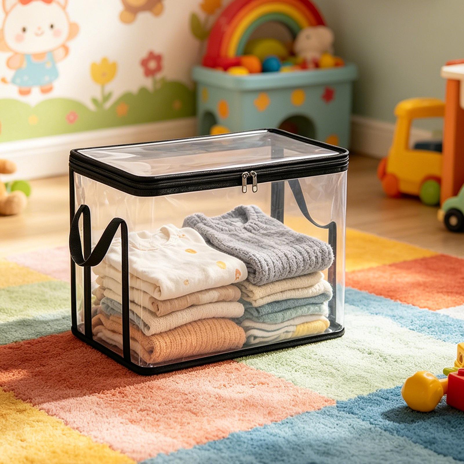 Toy Storage Bag Transparent Or - Books ulasan dan harga