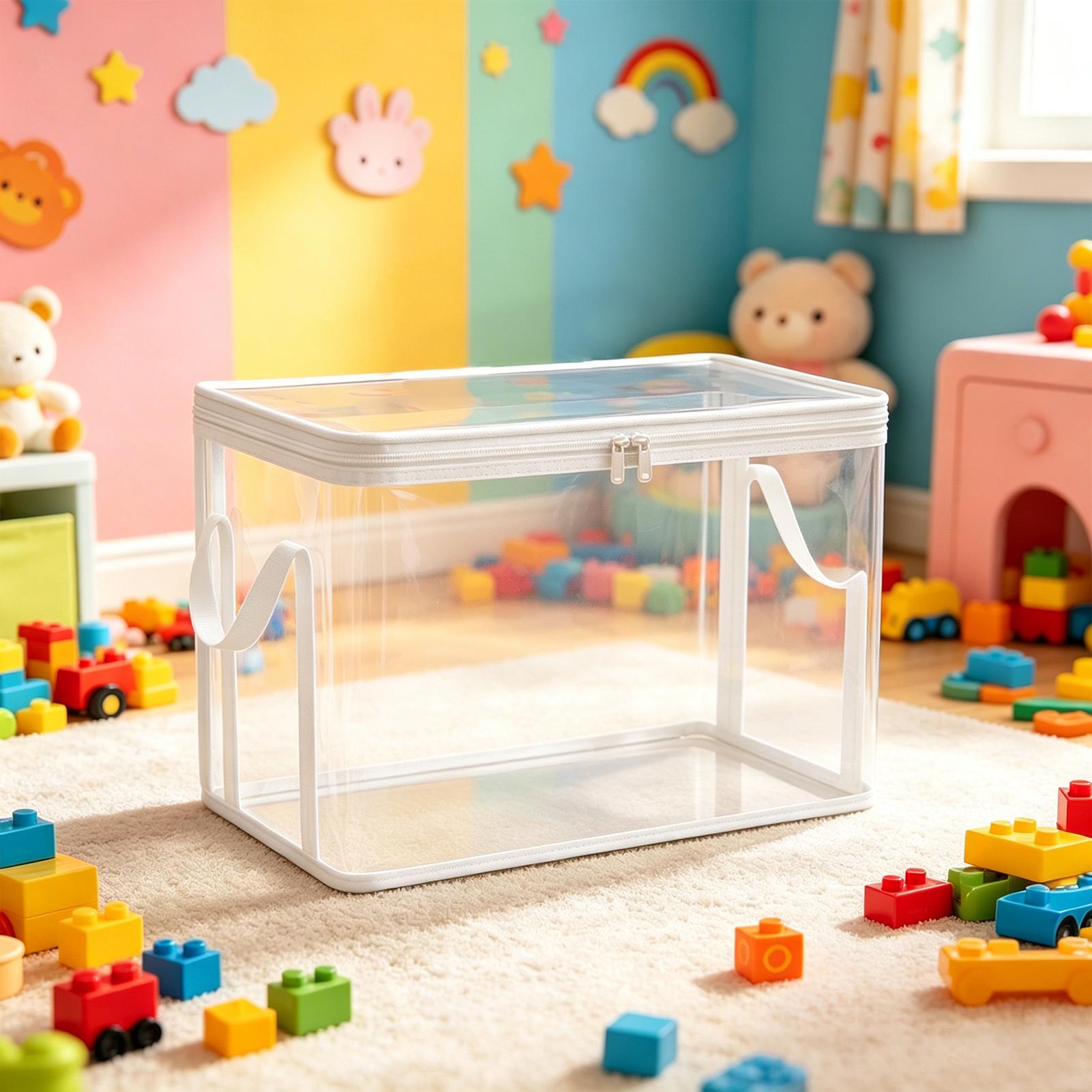 Toy Storage Bag Transparent Or - Books ulasan dan harga