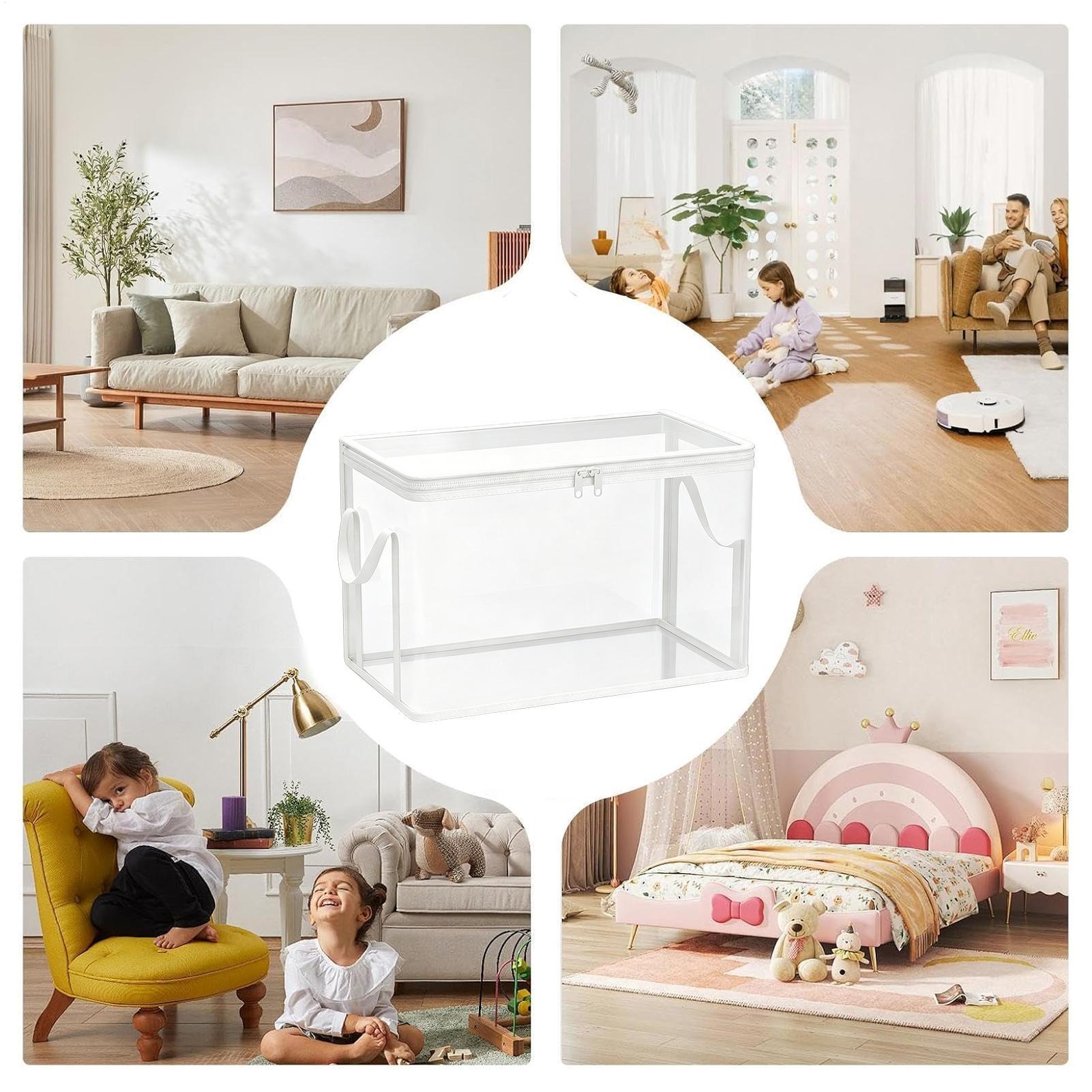 Toy Storage Bag Transparent Or - Books ulasan dan harga