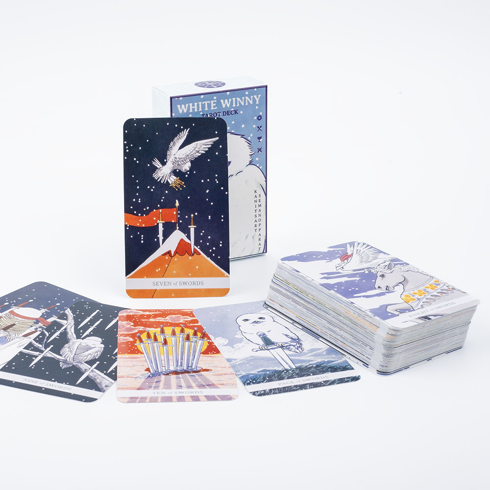 White Winny Tarot English Edit - Tarot Deck With Guidebook ulasan dan harga