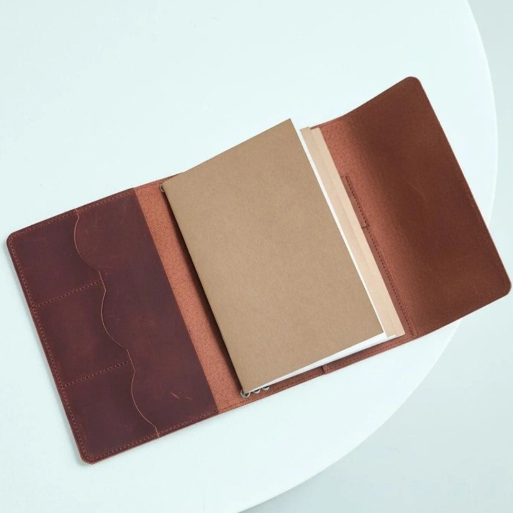 Vintage A5 Notebook Organizer  - Vintage Leather Journal Notebook ulasan dan harga