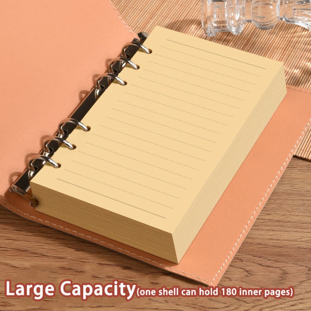 New A5/A6 Notebook Loose-leaf  - Vintage Leather Journal Notebook ulasan dan harga
