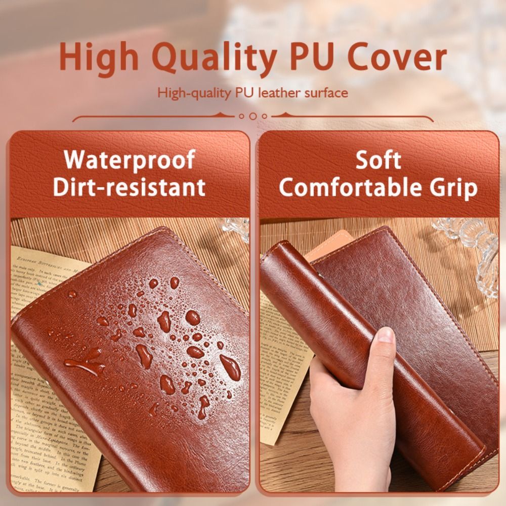 New A5/A6 Notebook Loose-leaf  - Vintage Leather Journal Notebook ulasan dan harga