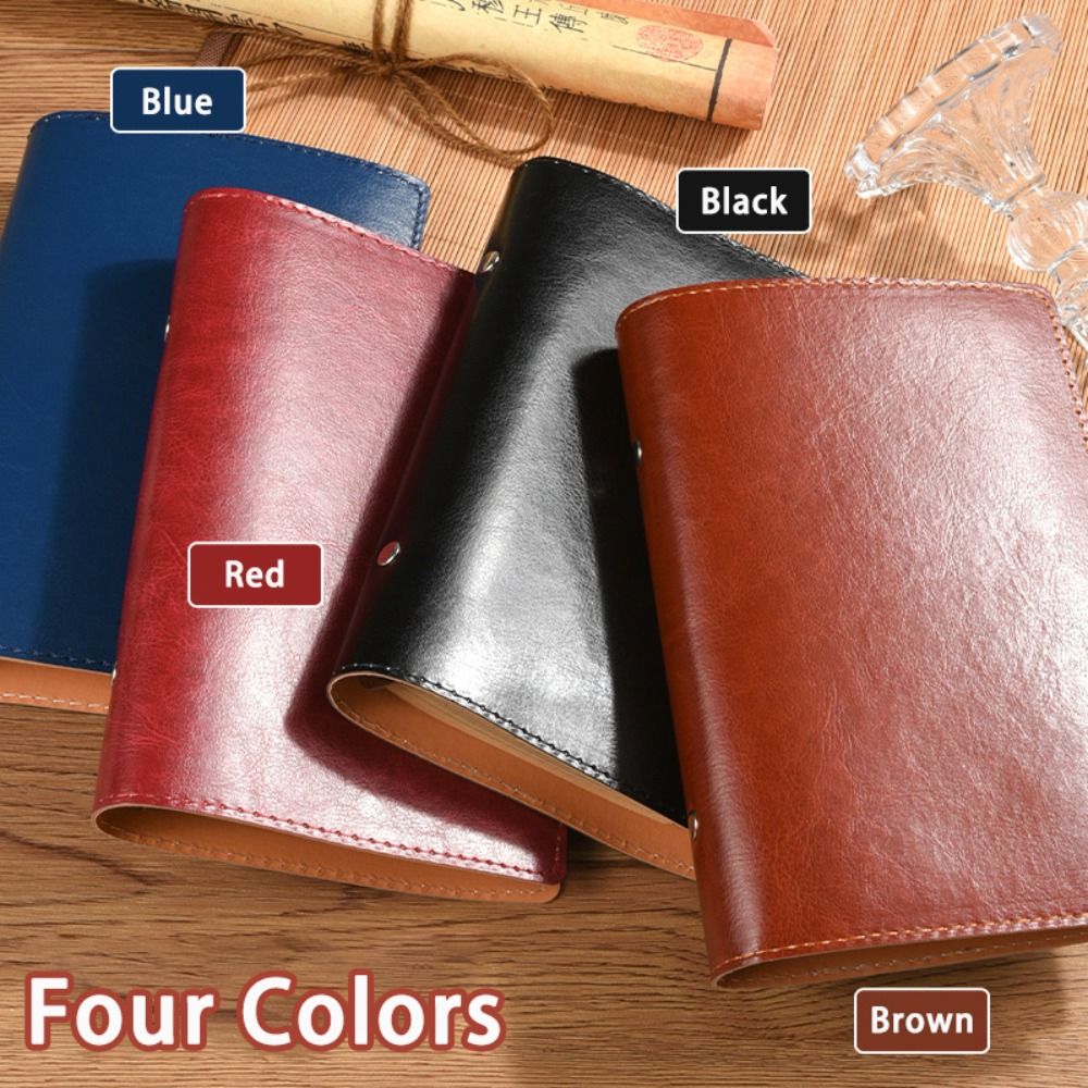 New A5/A6 Notebook Loose-leaf  - Vintage Leather Journal Notebook ulasan dan harga