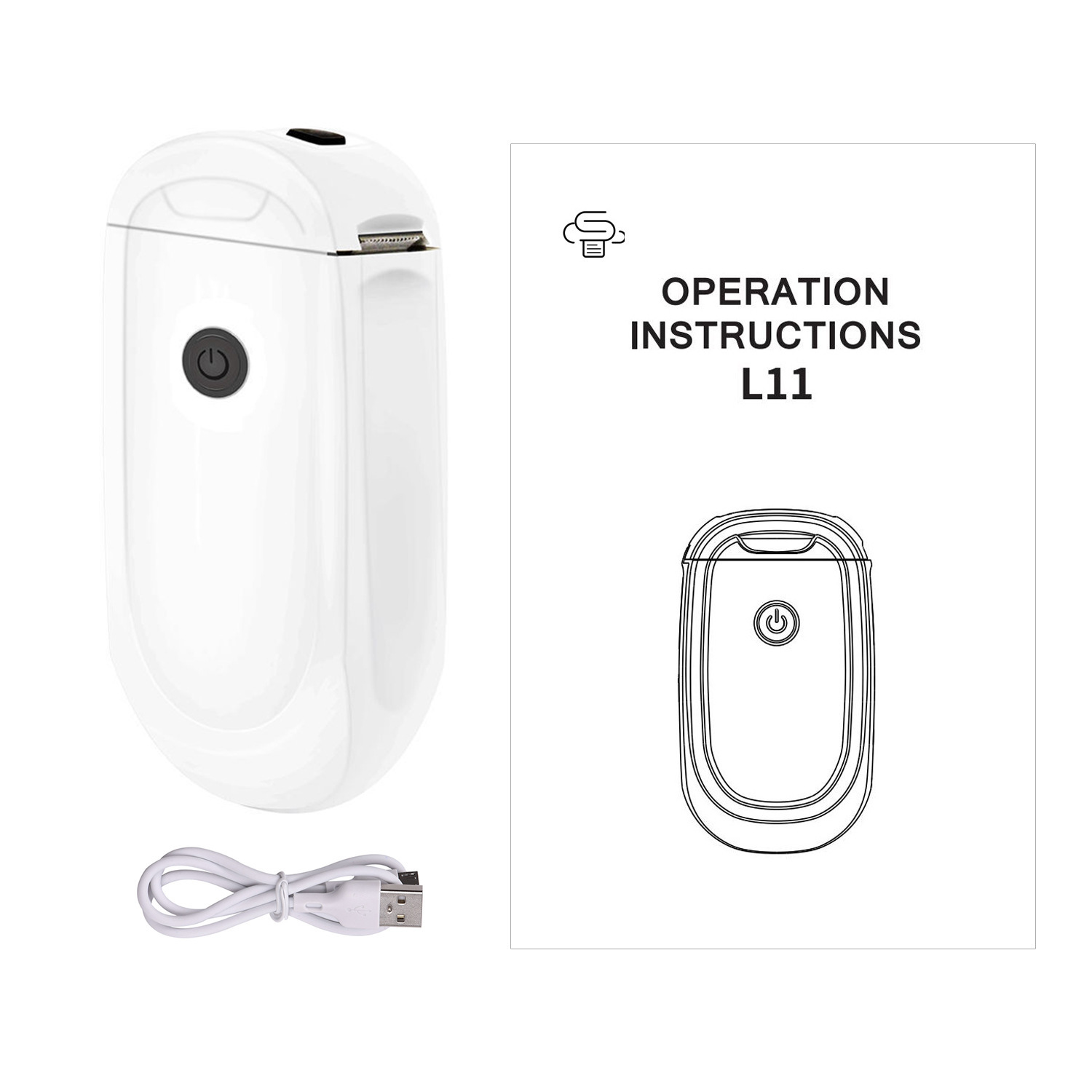 Wireless Portable Label Maker  - Mini Pocket Thermal Printer Paper Roll ulasan dan harga