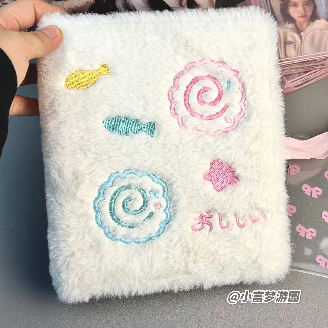 Cute Plush Fish Card Book A5 B - Kpop Photo Card Binder 3 Inch ulasan dan harga