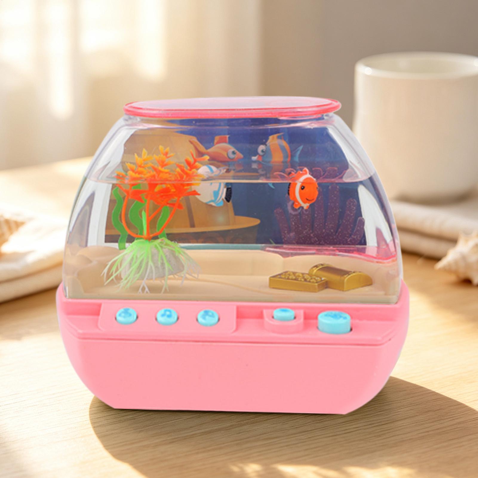 Toy Fish Tank Home Decoration  - Music ulasan dan harga