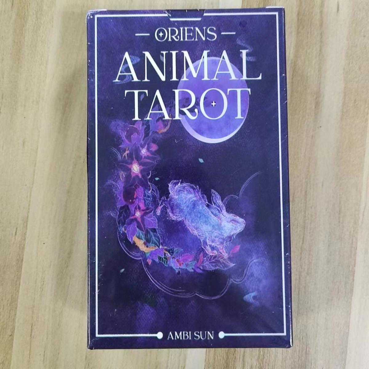 12x7 Cm Oriens Animal Tarot 78 - Tarot Deck With Guidebook ulasan dan harga