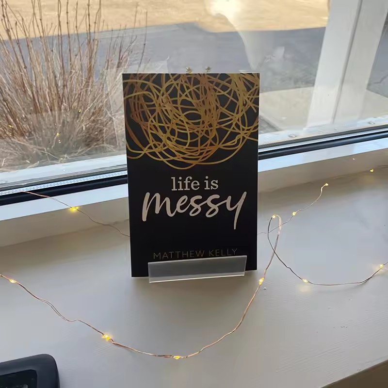 4pcs Clear Adjustable Book Sta - Clear Acrylic Book Stand Holder ulasan dan harga