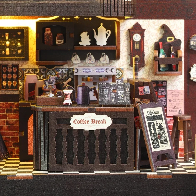 DIY Book Nook Shelf Insert Kit - Diy Wooden Book Nook Kit Shelf Insert ulasan dan harga