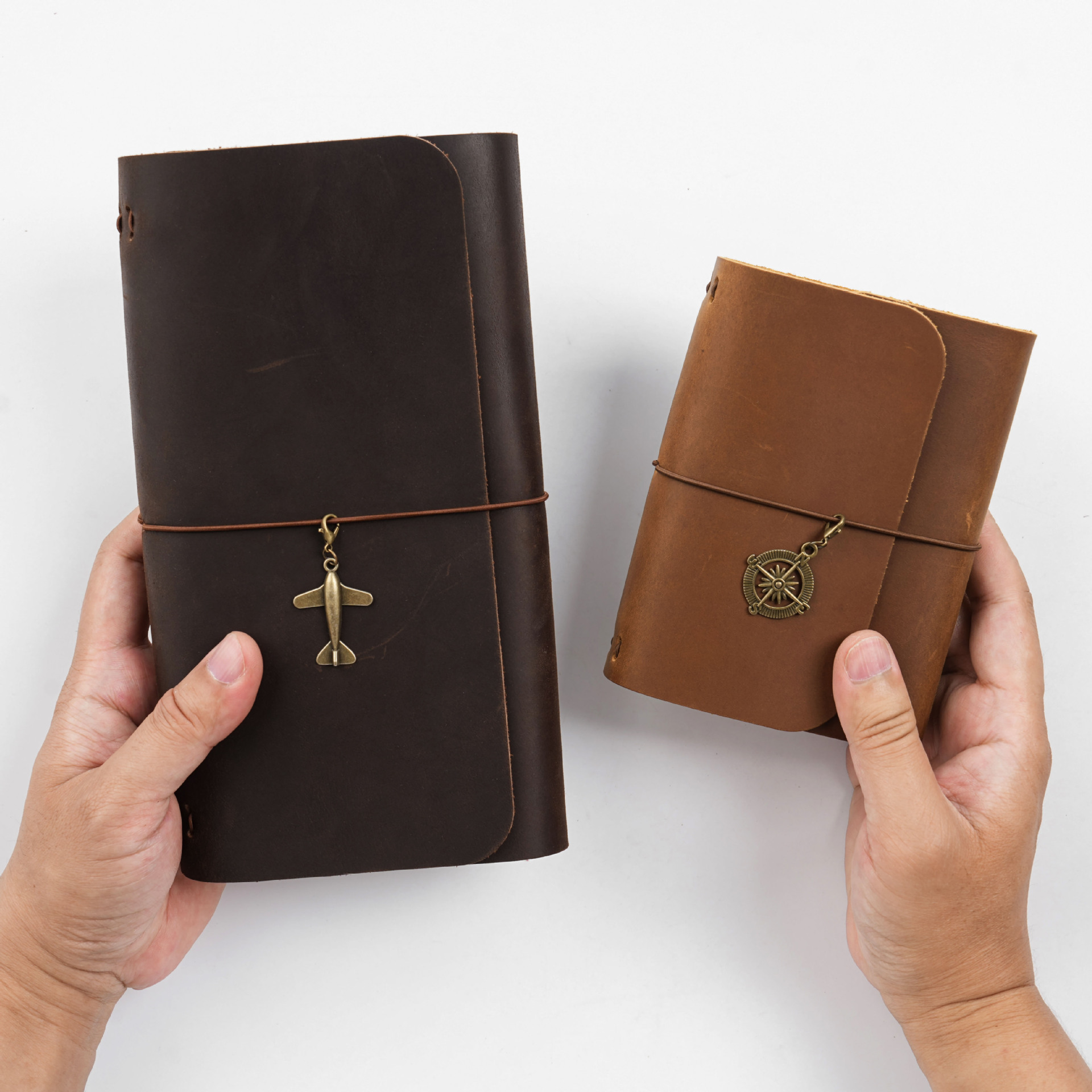 New Arrival Triple Fold TN Tra - Vintage Leather Journal Notebook ulasan dan harga