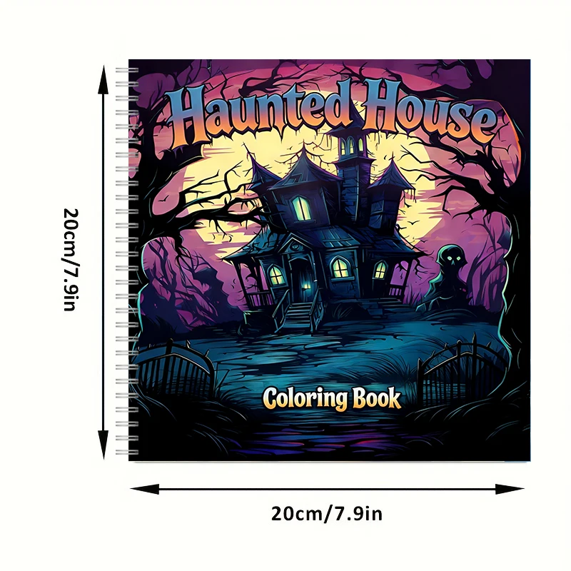 Haunted House Coloring Book fo - Adult Coloring Book Stress Relief ulasan dan harga