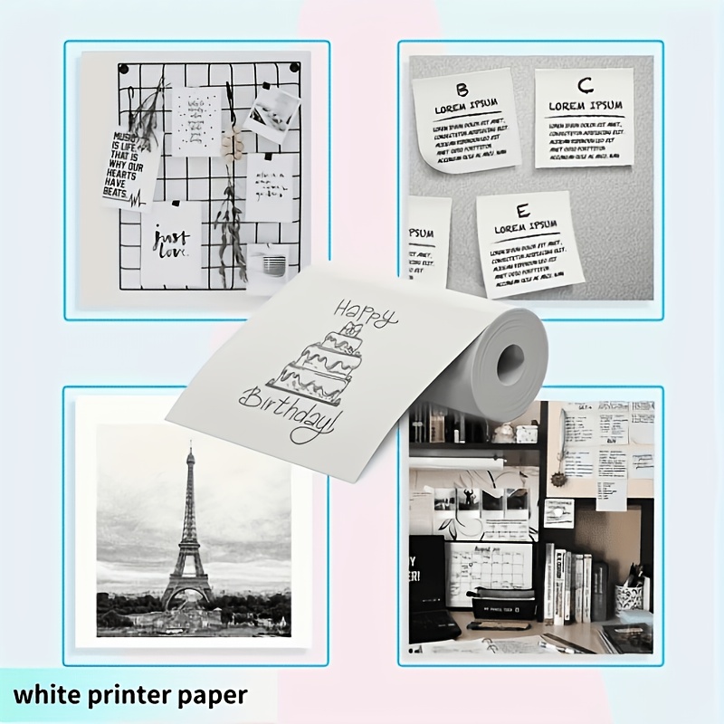 13 Rolls 57x25mm Mini Thermal  - Mini Pocket Thermal Printer Paper Roll ulasan dan harga