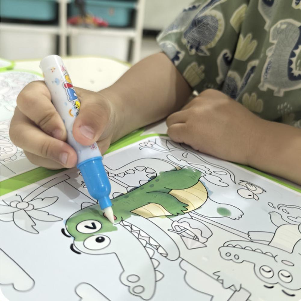 Foldable Water Painting Book F - Reusable Water Magic Coloring Book ulasan dan harga