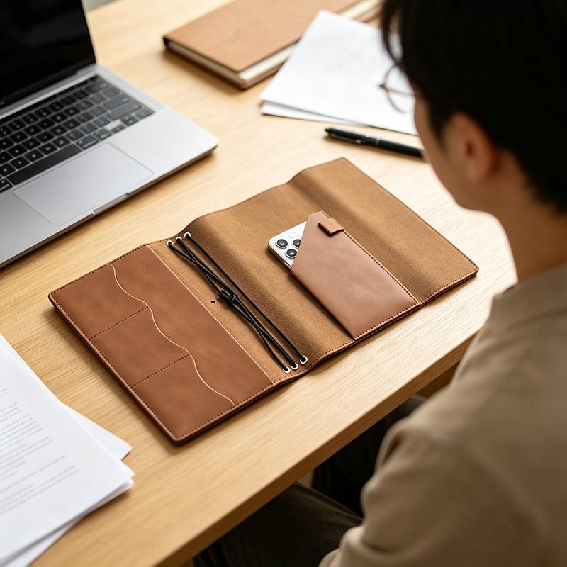 Refillable Notebook Organizer  - Vintage Leather Journal Notebook ulasan dan harga