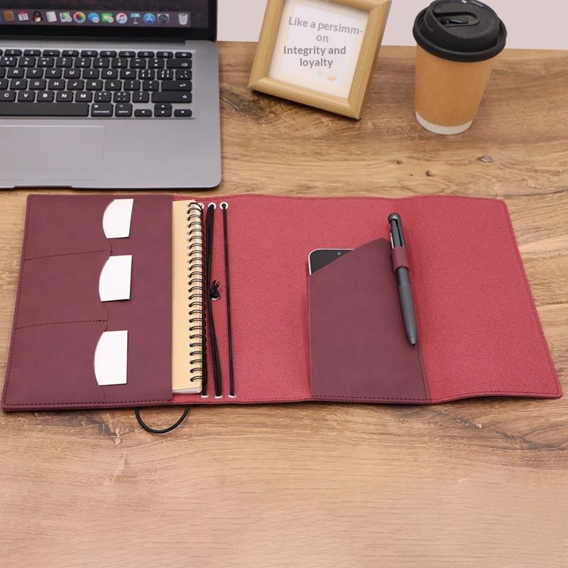 Refillable Notebook Organizer  - Vintage Leather Journal Notebook ulasan dan harga
