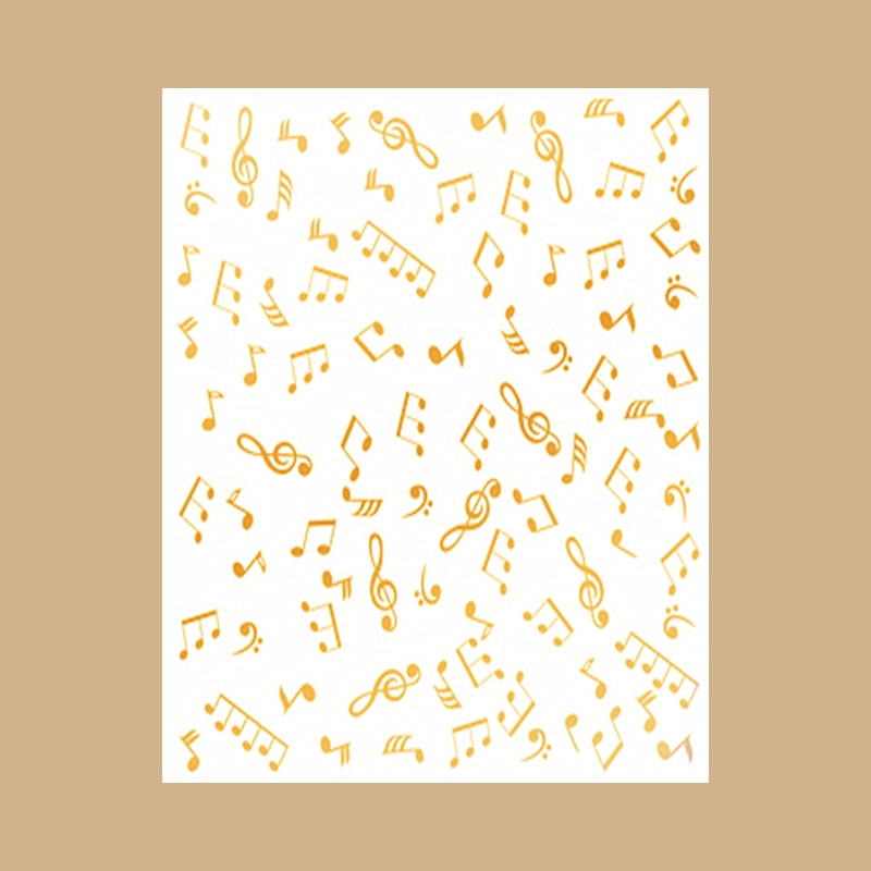 Hot Foil Plate Flowing Notes M - Blank Sheet Music Notebook ulasan dan harga