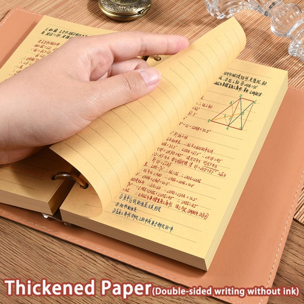 Vintage A5/A6 Notebook Loose-l - Vintage Leather Journal Notebook ulasan dan harga