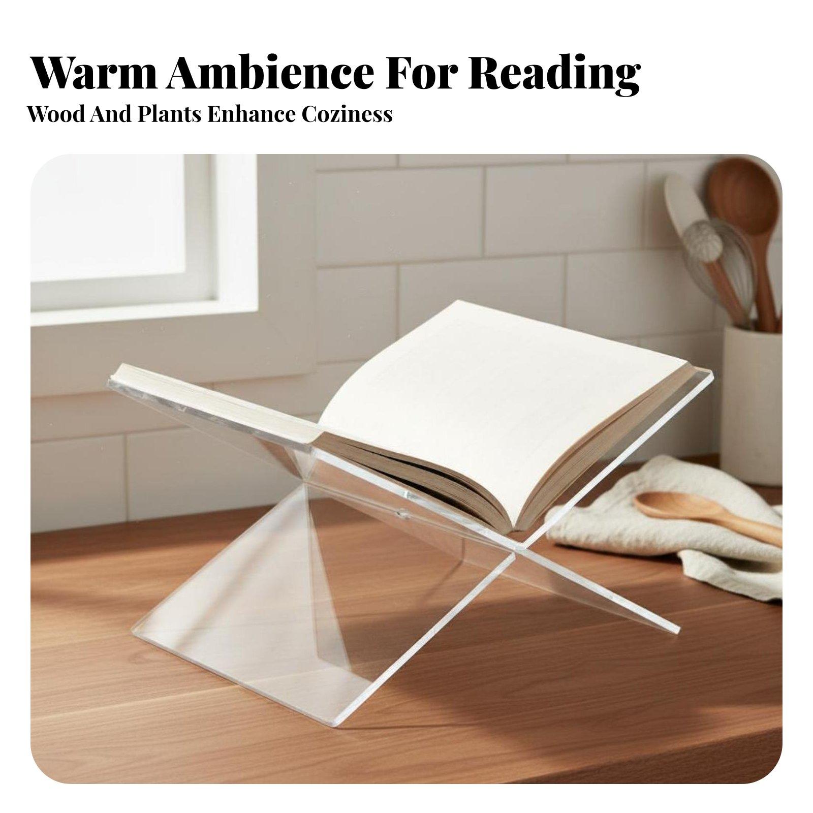 Acrylic Book Stand Thick Clear - Clear Acrylic Book Stand Holder ulasan dan harga