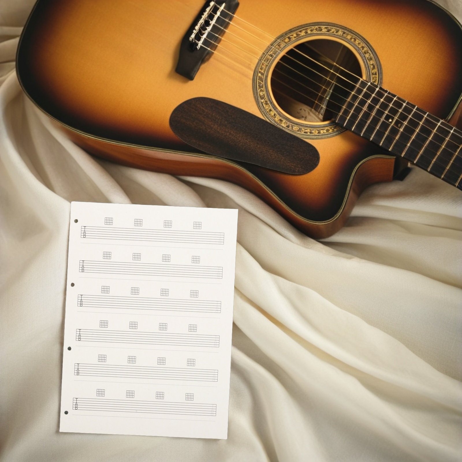 85Pcs Blank Guitar Tab Paper S - Blank Sheet Music Notebook ulasan dan harga