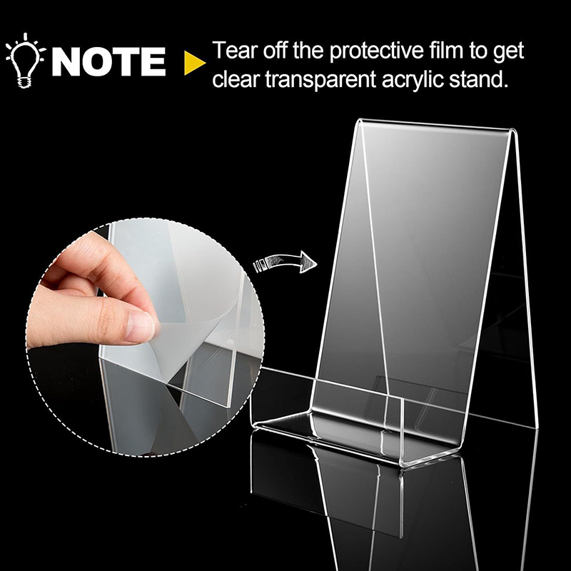 1Pc Acrylic Comic Book Display - Clear Acrylic Book Stand Holder ulasan dan harga