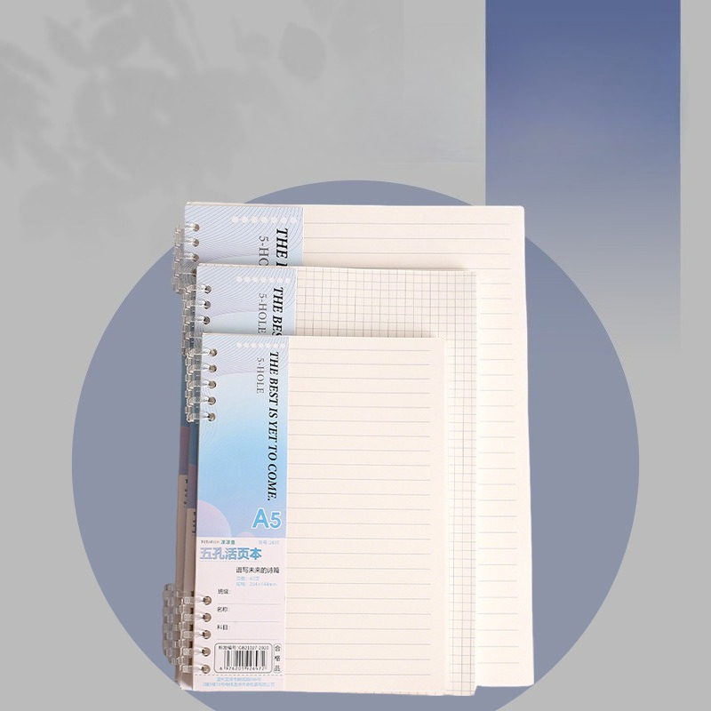 A4 B5 A5 Loose Leaf Notebook R - A5 Spiral Dotted Grid Notebook ulasan dan harga
