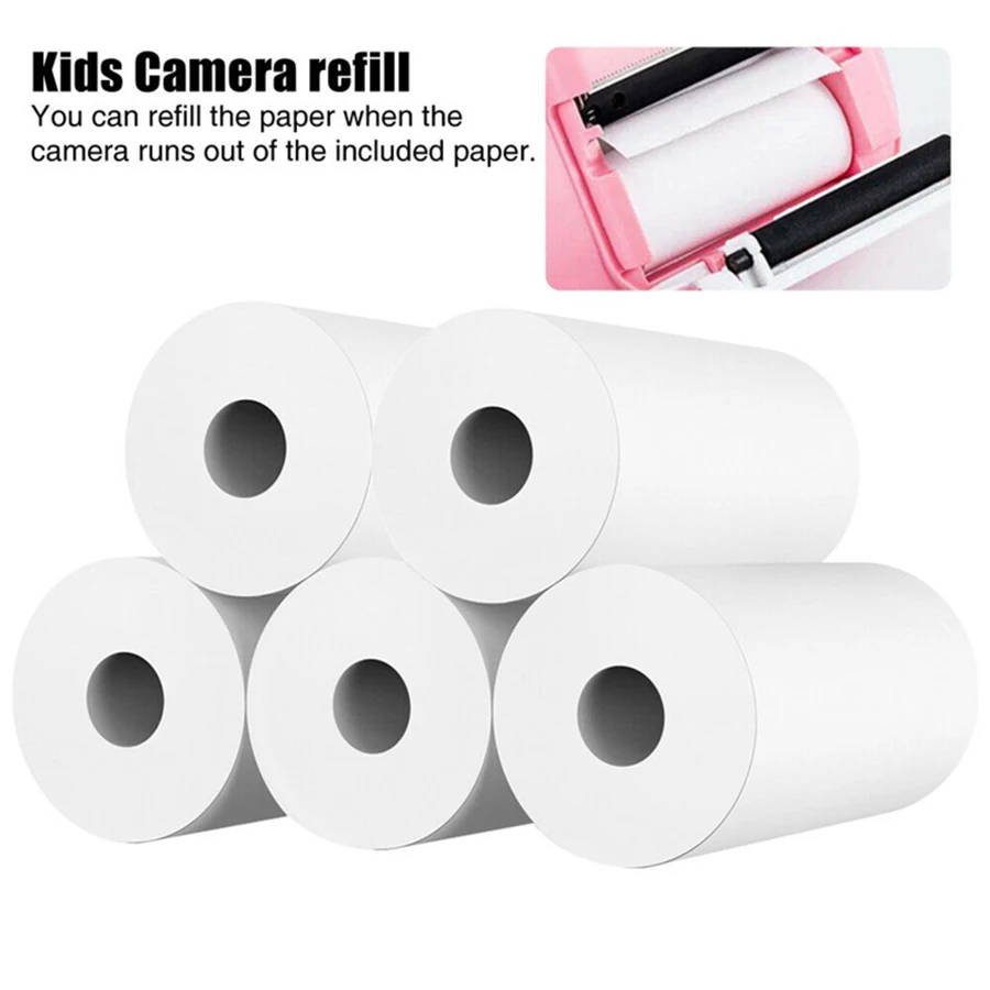 NEW 10 Rolls Camera Thermal Pa - Mini Pocket Thermal Printer Paper Roll ulasan dan harga