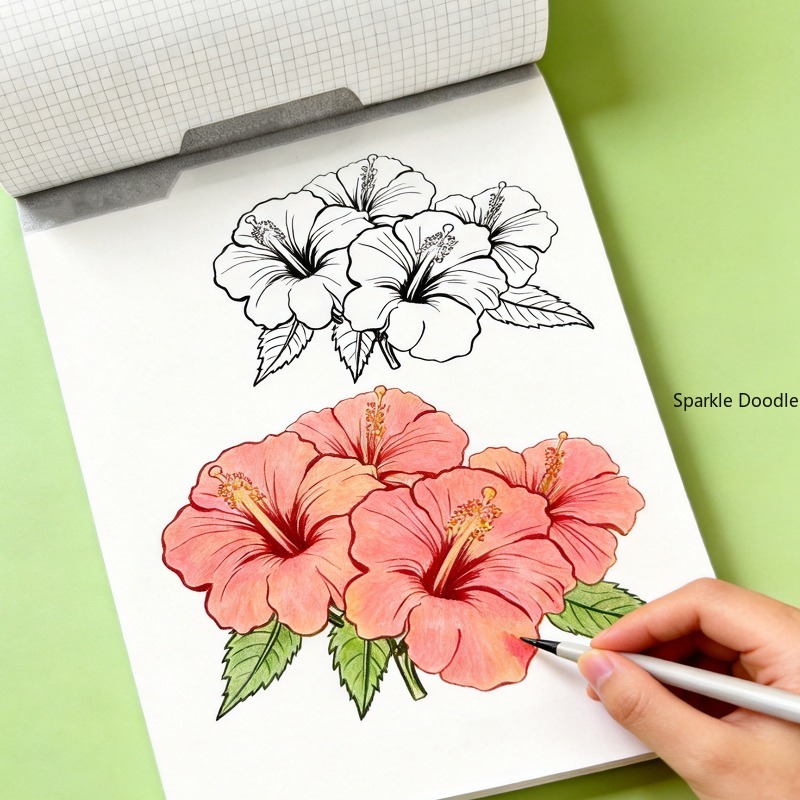 An Adult Decompression Flower  - Chinese Calligraphy Practice Book ulasan dan harga